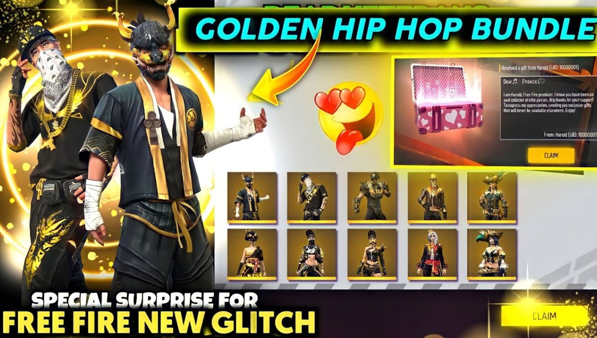 Free Fire Golden Hip Hop Bundle 2025: जब स्टाइल मिले गोल्डन शाइन से