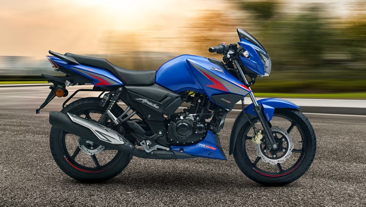 TVS Apache RTR 160: दमदार स्टाइल और पावर के साथ शुरू होती है ₹1.20 लाख से