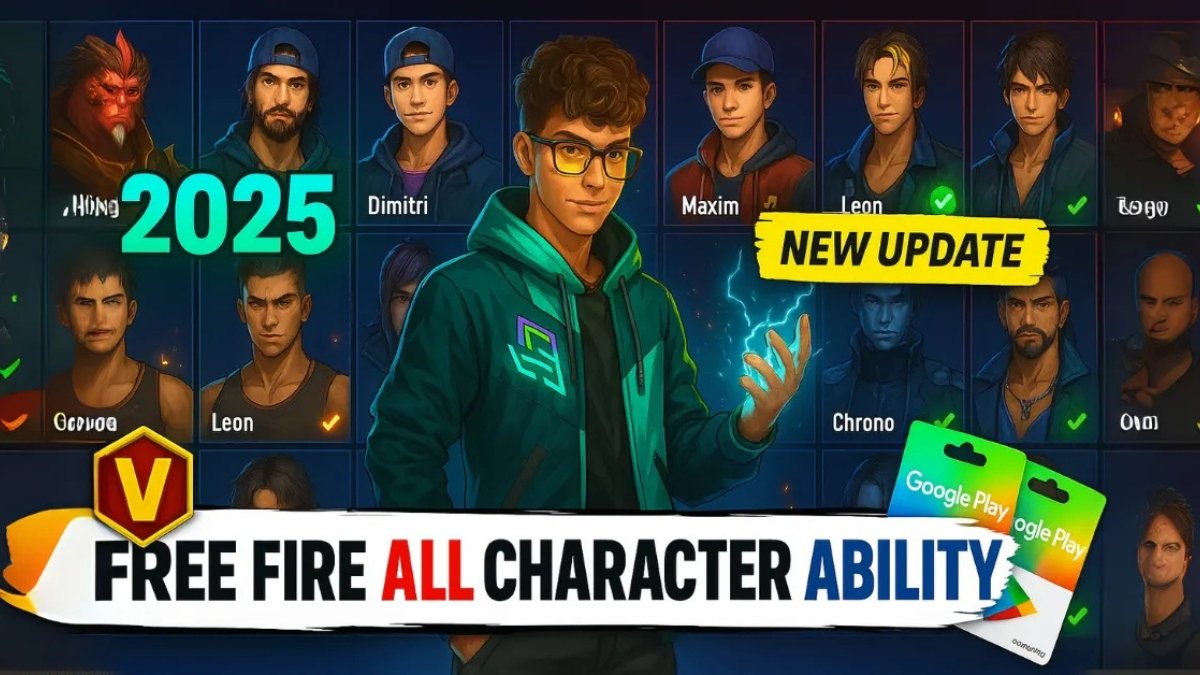 Free Fire Characters Ability: जीत का असली रहस्य