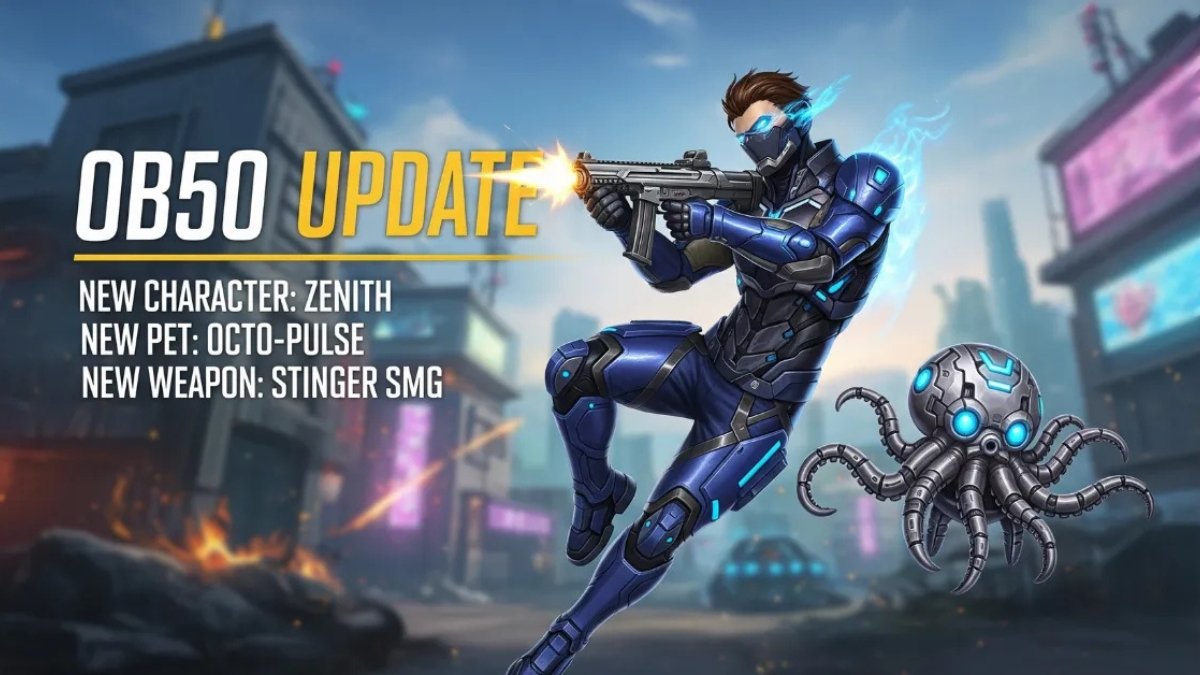 Garena Free Fire OB50 अपडेट गेम की दुनिया में आ रहा है रोमांच और बदलाव का नया तूफान