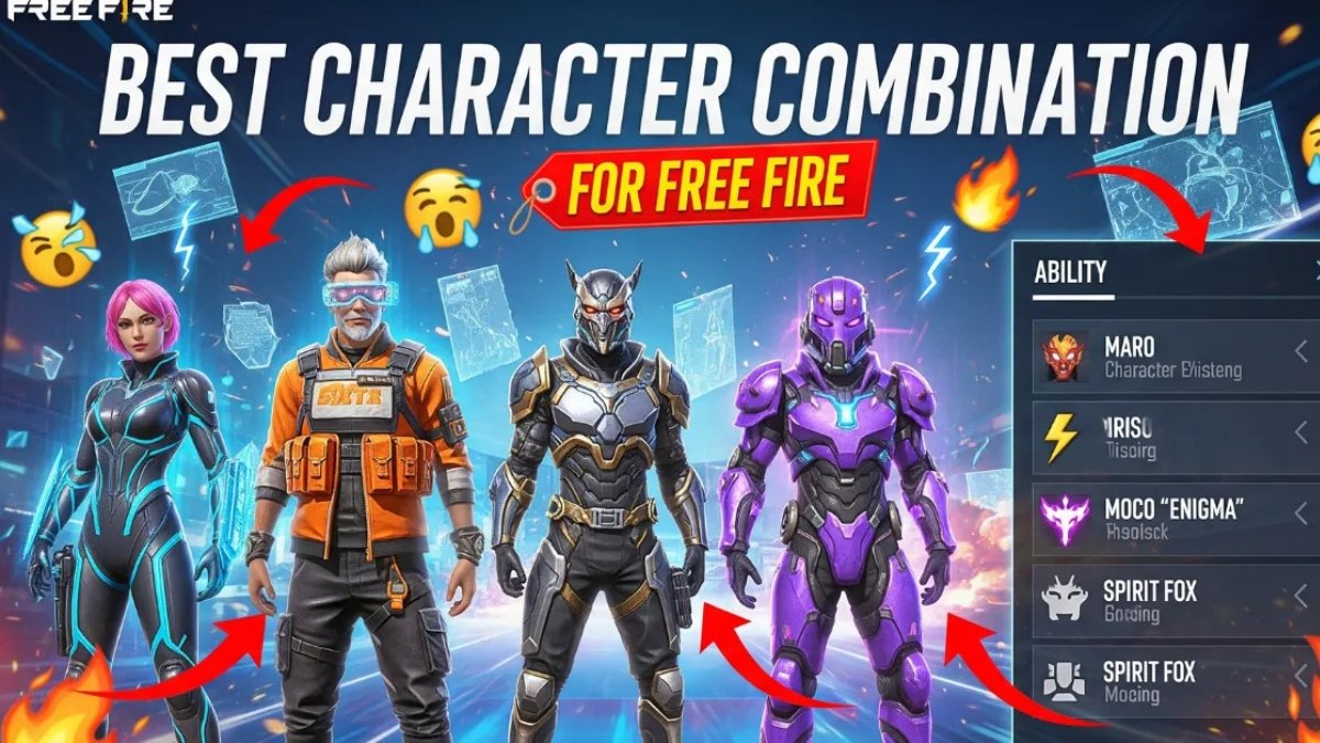 Free Fire Best Characters List 2025: जानिए वो कैरेक्टर्स जो आपकी गेम को बदल देंगे