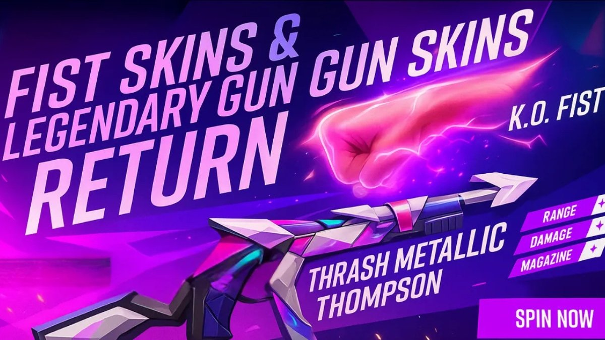Free Fire Fist X Gun Skin Event 2025: जब एक ही इवेंट में मिलेगी ताकत और तहलका