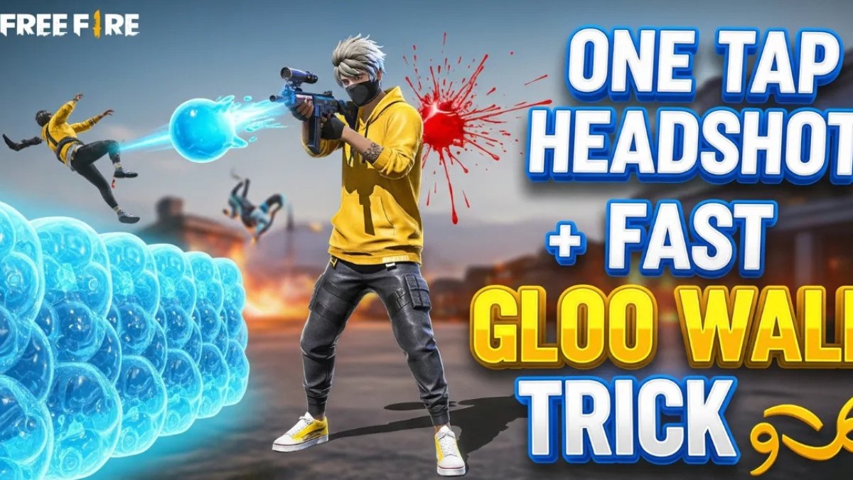 Free Fire में Gloo Wall Trick से बनो Rush God Instant कवर और Fast रिफ्लेक्स का कमाल