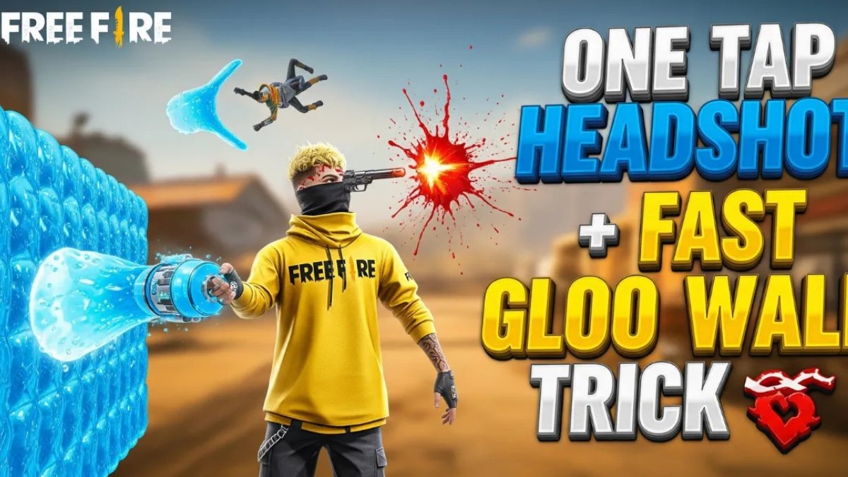 Free Fire में Gloo Wall Trick से बनो Rush God Instant कवर और Fast रिफ्लेक्स का कमाल